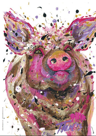 Oink Print by Tamsin Thomson